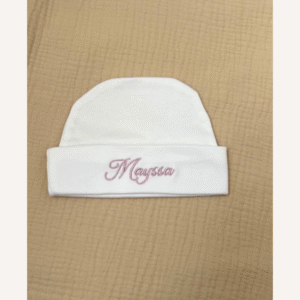 Bonnet de naissance coton