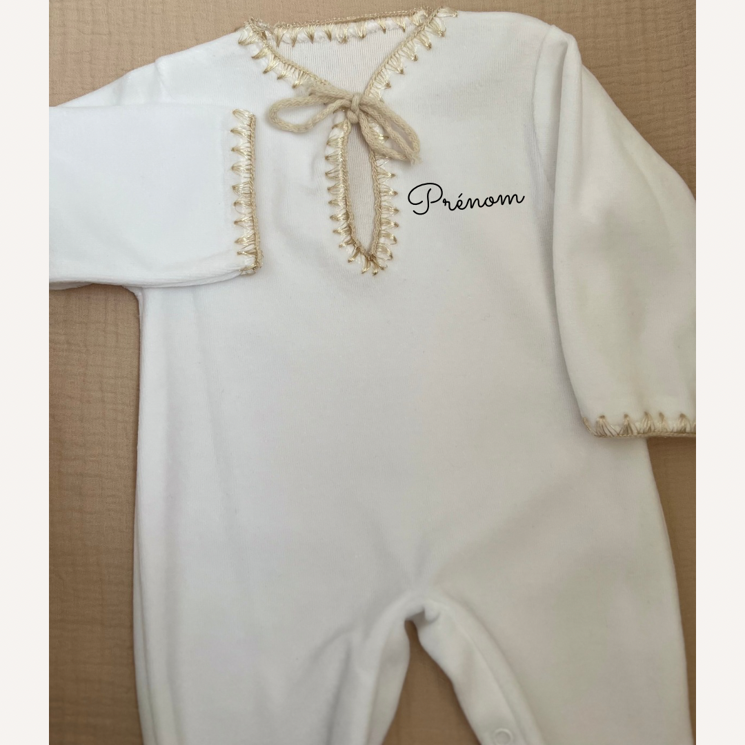 Grenouillère jabador bébé (velours) – Image 2