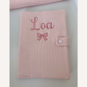 Protège carnet de santé - Fait main (plusieurs coloris)