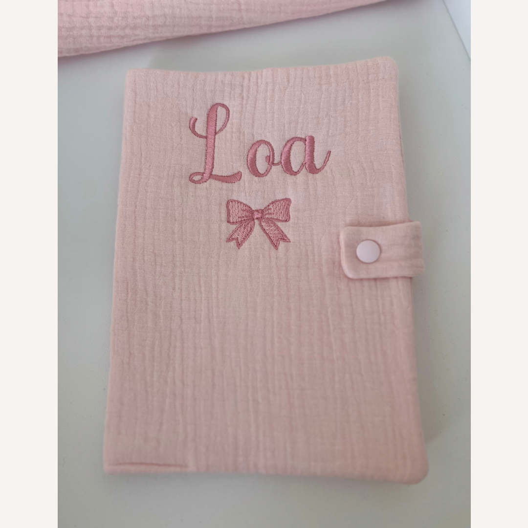 Protège carnet de santé - Fait main (plusieurs coloris)