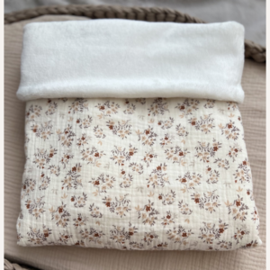 Couverture polaire/gaze de coton Blossom